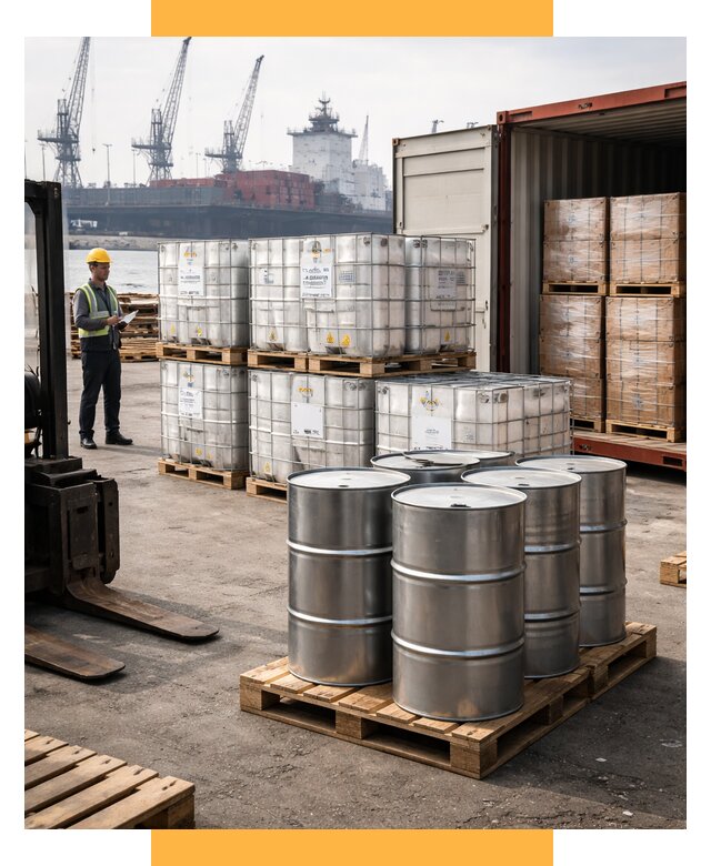 Доставка химического сырья из Индии от 256800 р. | СетСервис-Вгд