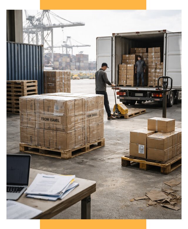Доставка грузов из Израиля от 15408 р., логистика от СетСервис-Вгд