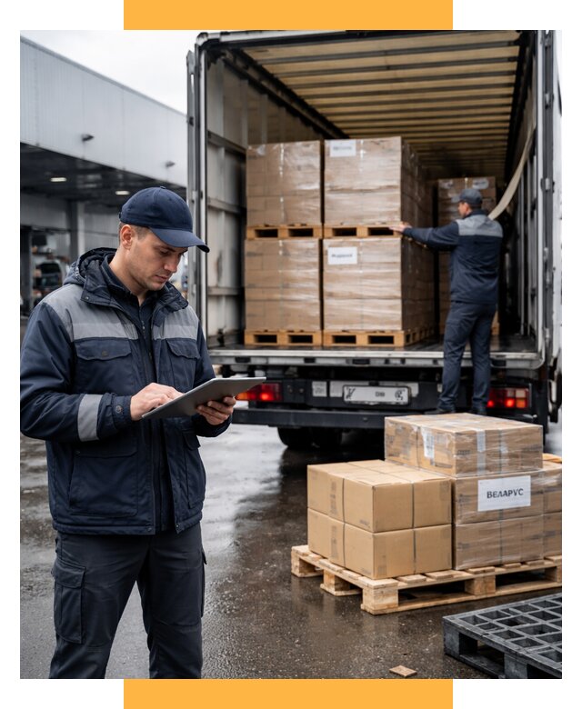 Доставка грузов из Беларуси от 15408 р. логистика СетСервис-Вгд