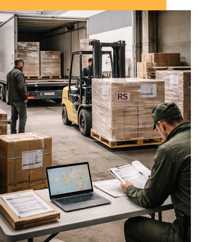 Доставка грузов в Сербию от 46224 руб, международные перевозки