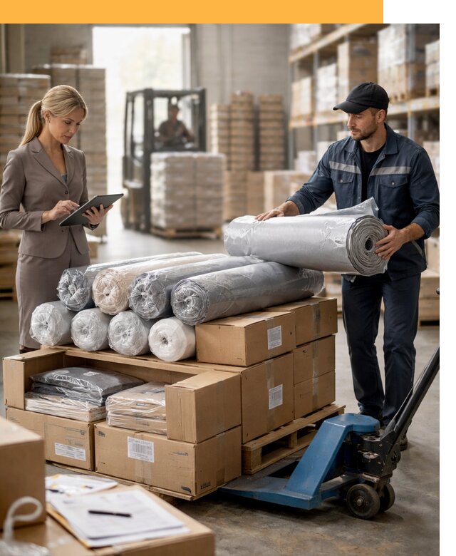 Перевозка текстиля по миру от 15408 руб. с таможней и страхованием