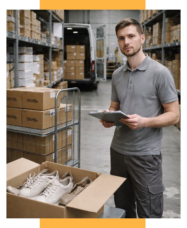 Доставка обуви из Китая и Турции от 4622 р. СетСервис-Вгд