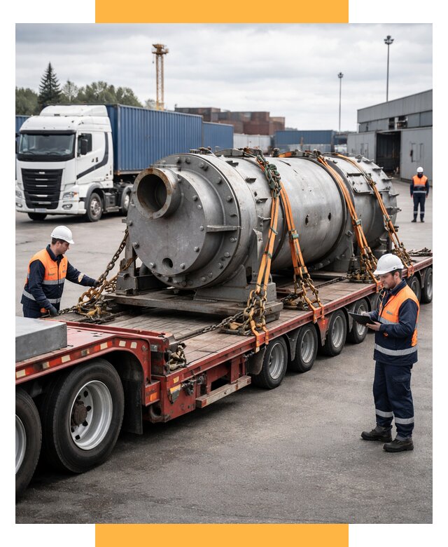 Перевозка тяжеловесных грузов под ключ от 154080 р. | СетСервис-Вгд
