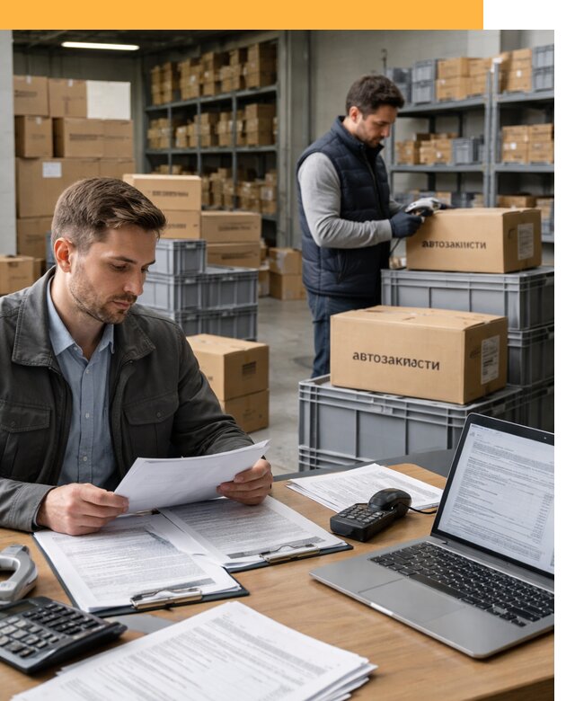 Таможенное оформление автозапчастей по выгодным тарифам от 8731