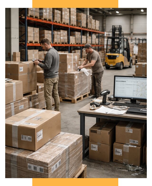 Склад консолидации в Европе от 6677 р., услуги СетСервис-Вгд